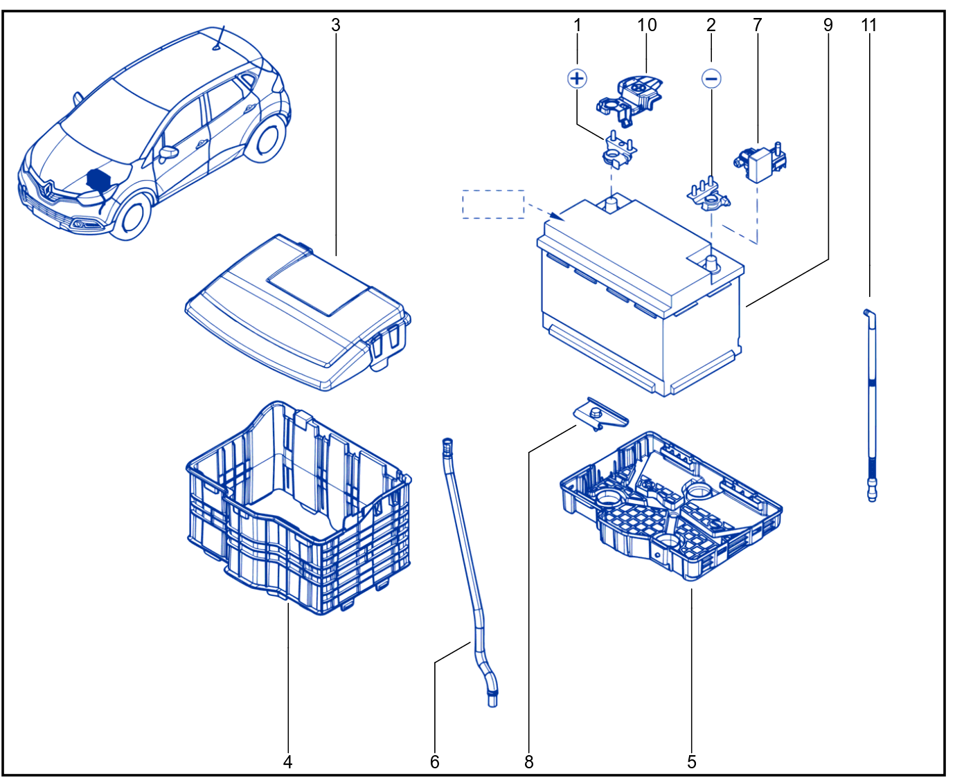 12 V Battery - 01063825