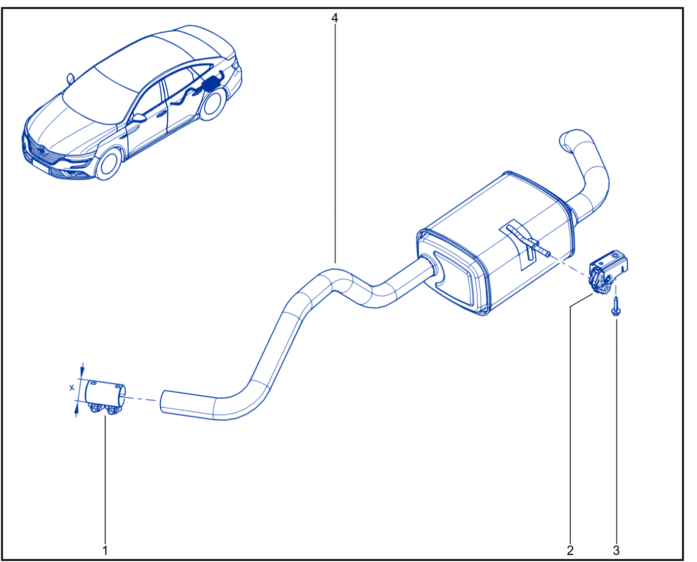 Exhaust Pipe - 01063848
