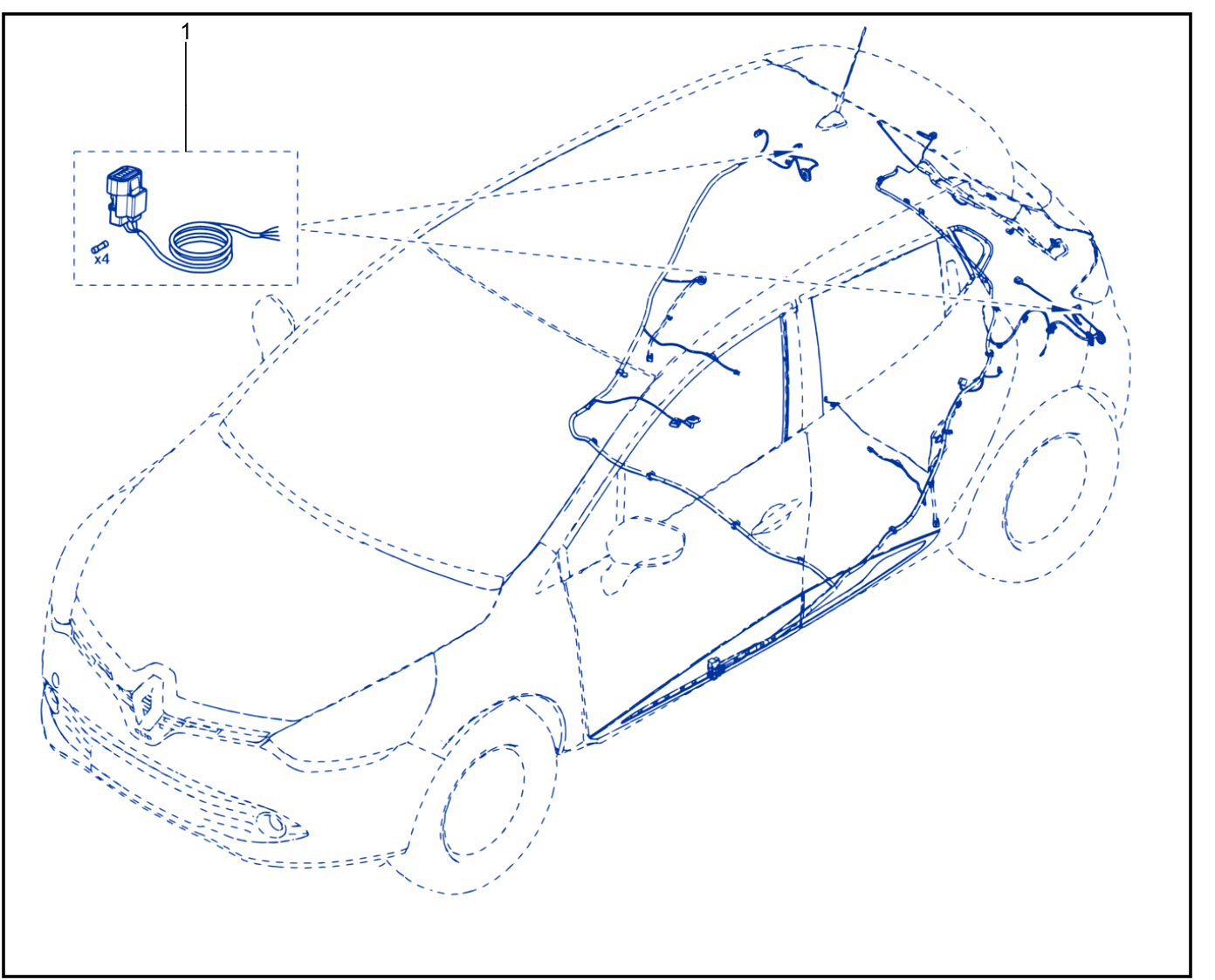 Wiring - Passenger Compartment Components - 01063875