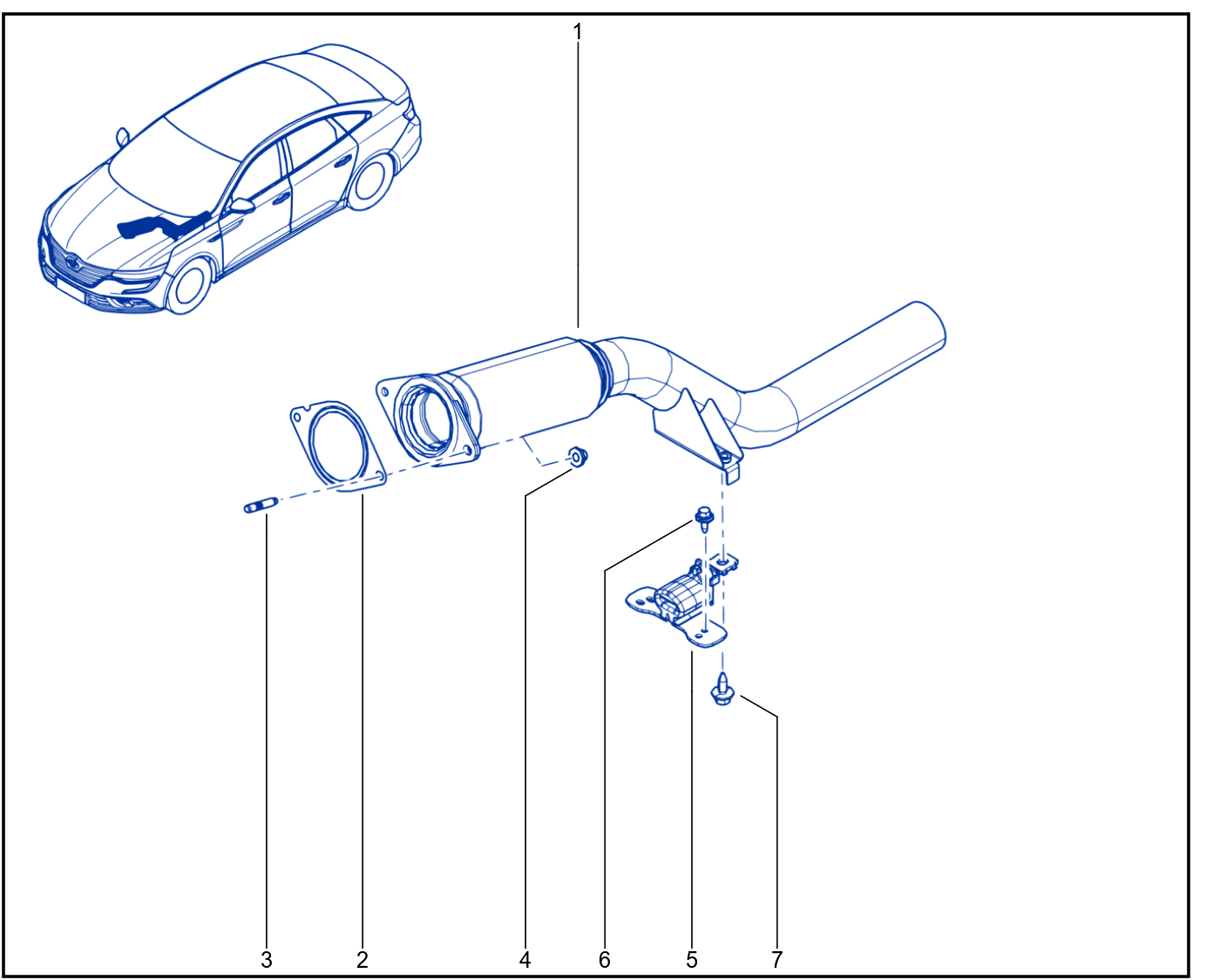 Exhaust Pipe - 01063913
