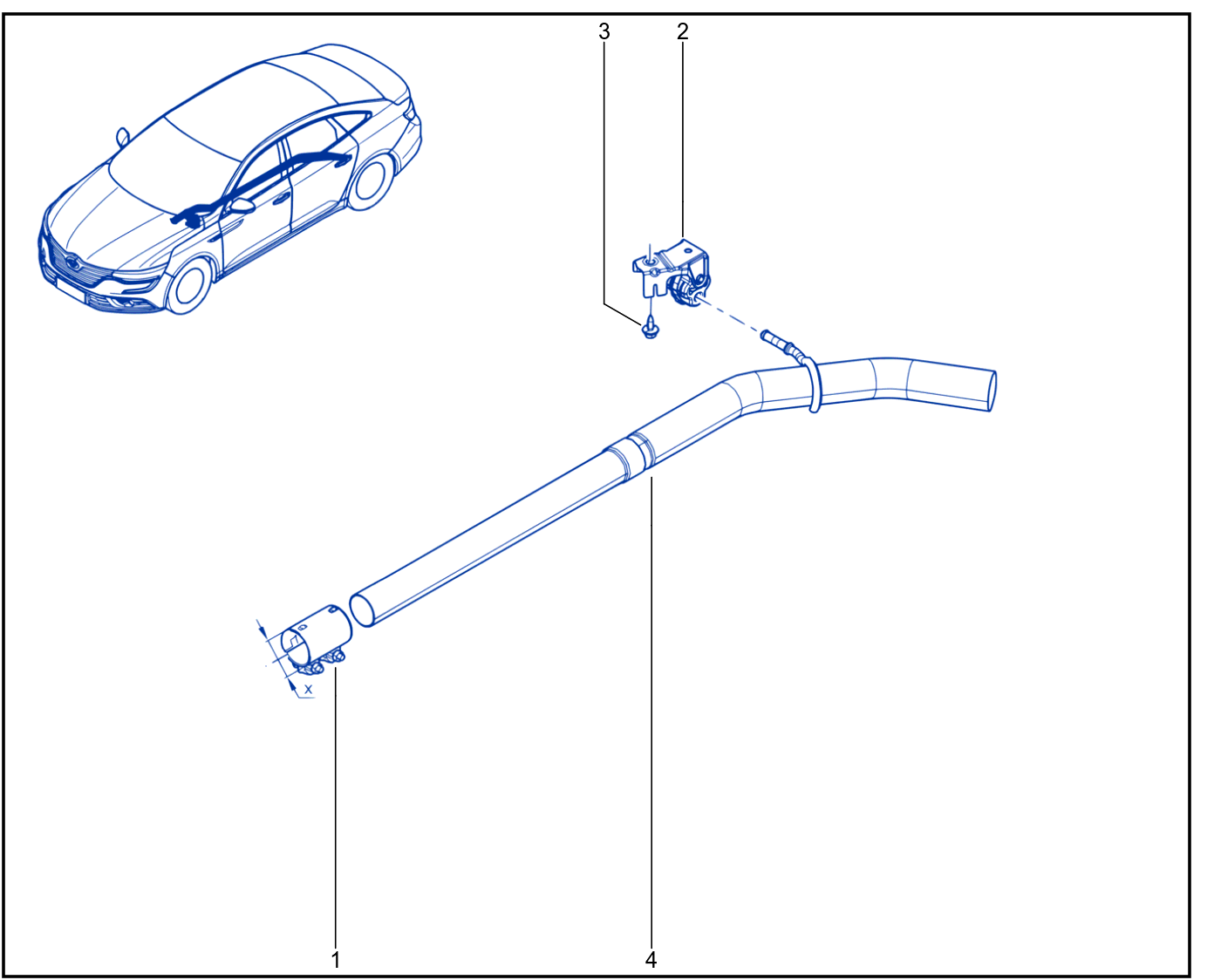 Exhaust Pipe - 01063942