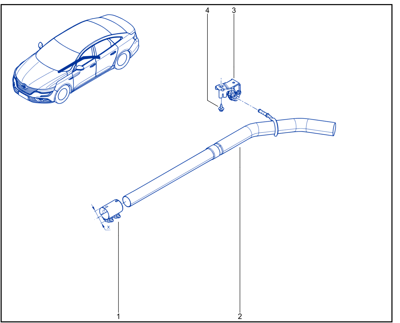 Exhaust Pipe - 01063943