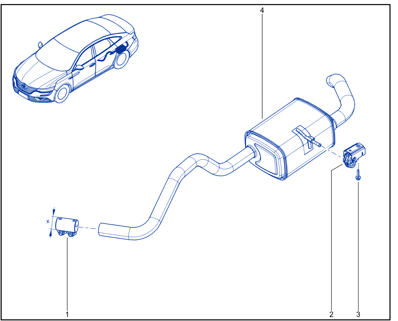 Exhaust Pipe - 01063944