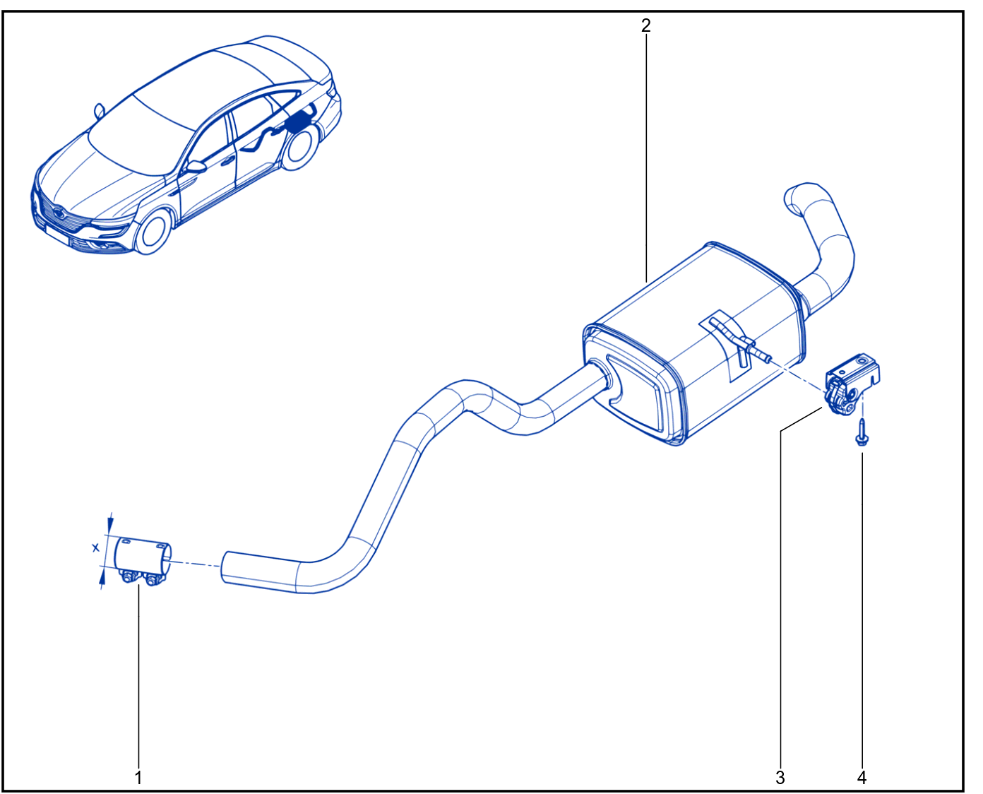 Exhaust Pipe - 01063945