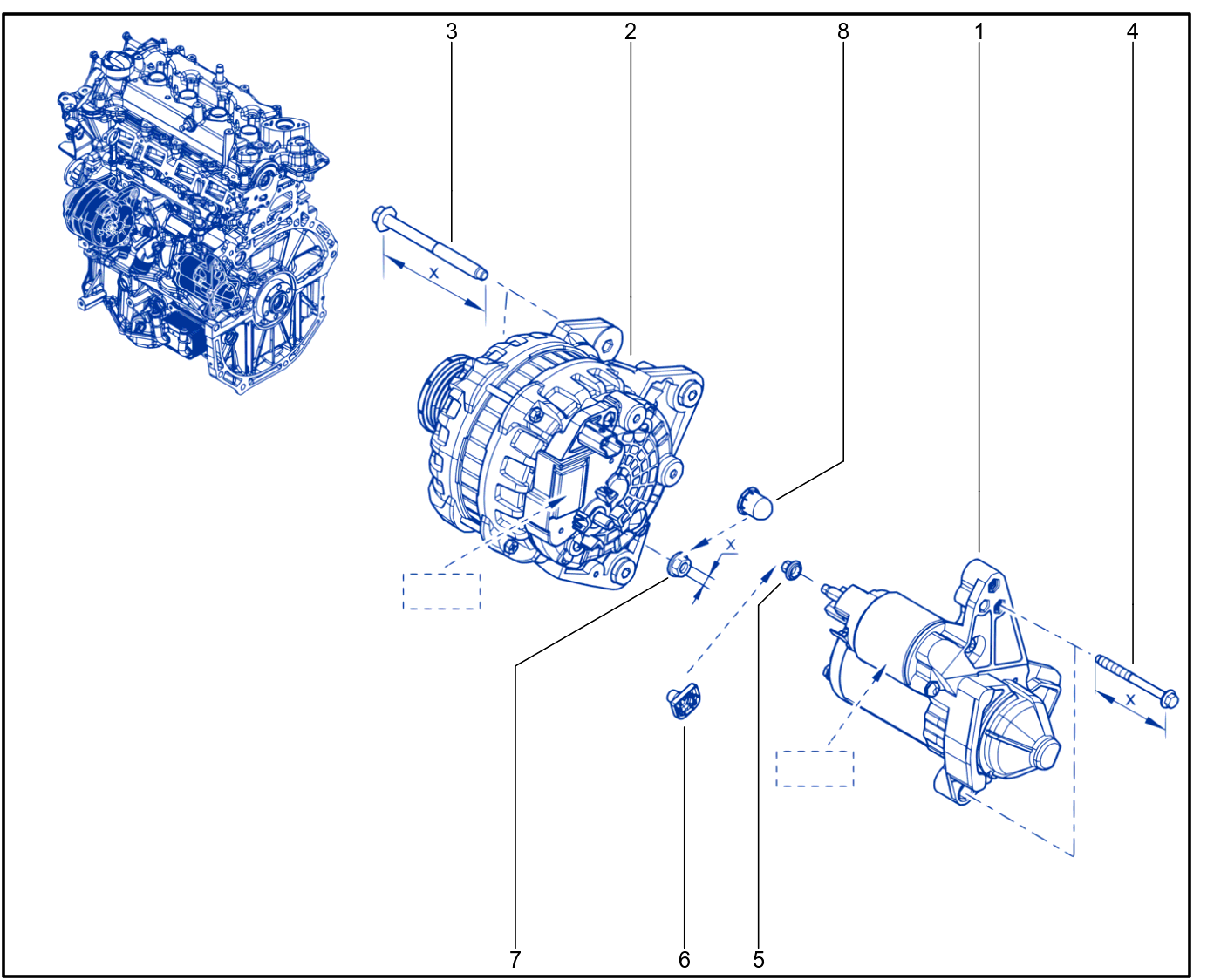 Starter Motor - 01064040