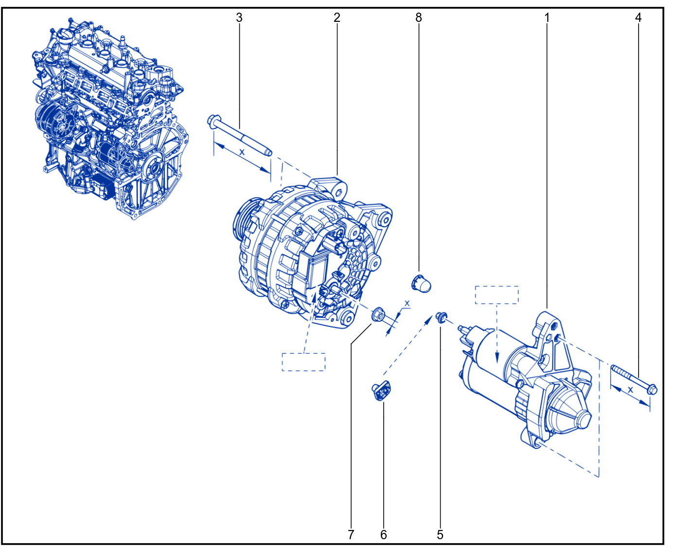 Starter Motor - 01064059