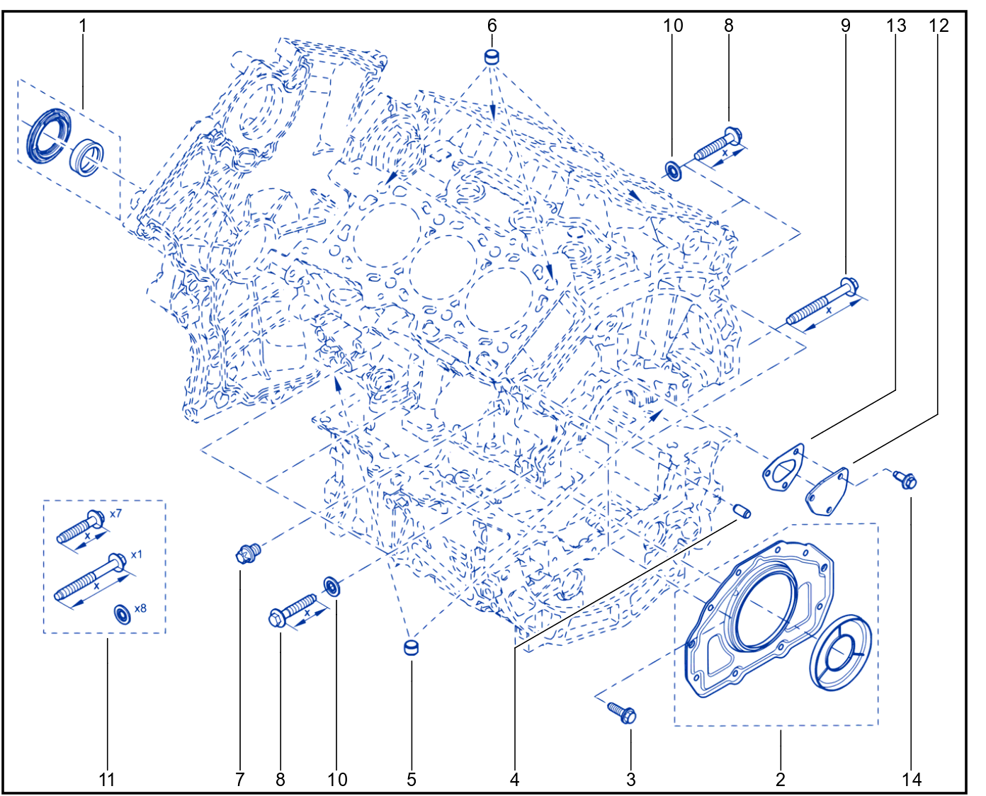 Cylinder Block - 01064084