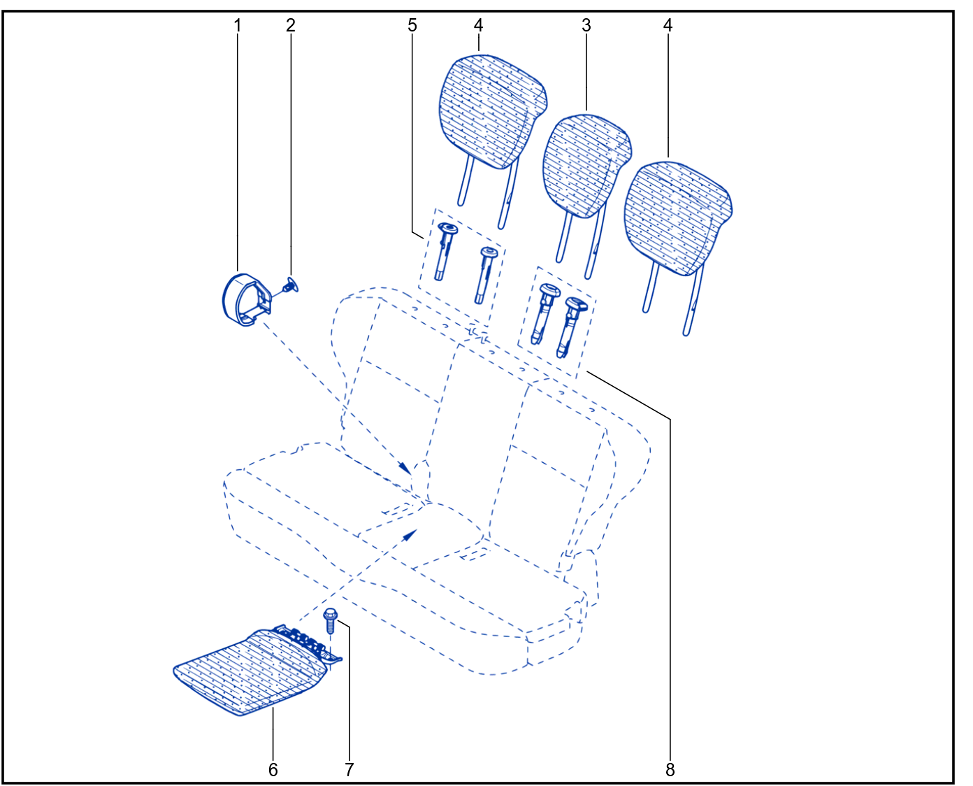 Headrest - 01064086