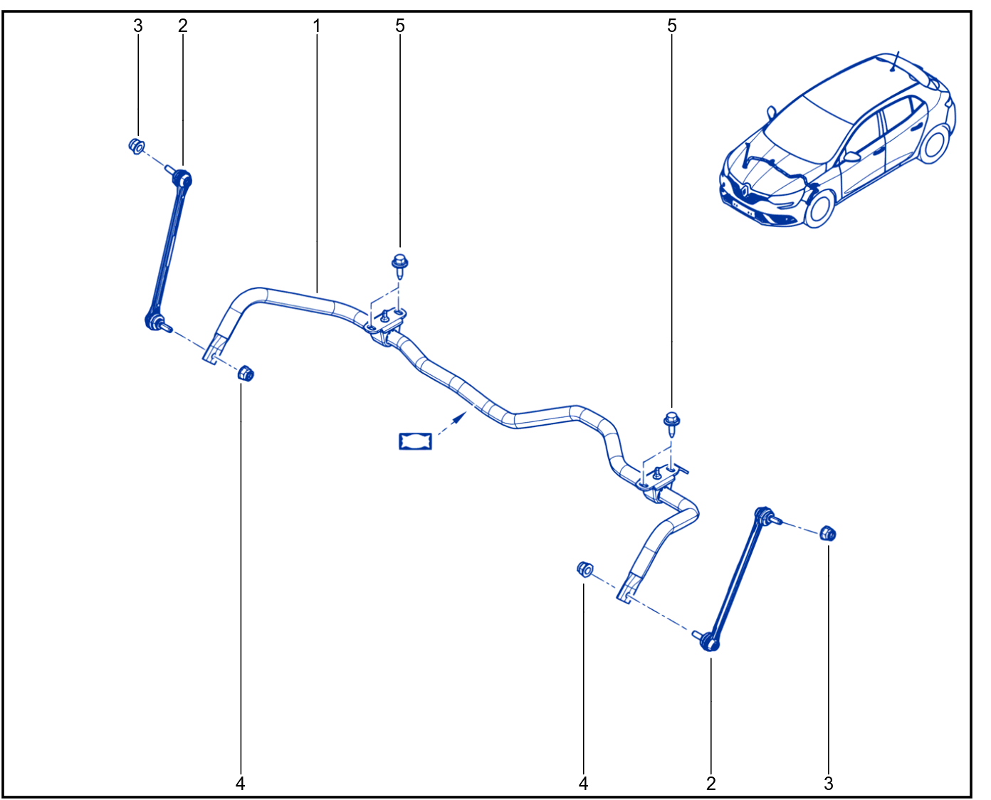 Front Anti-Roll Bar - 01064221