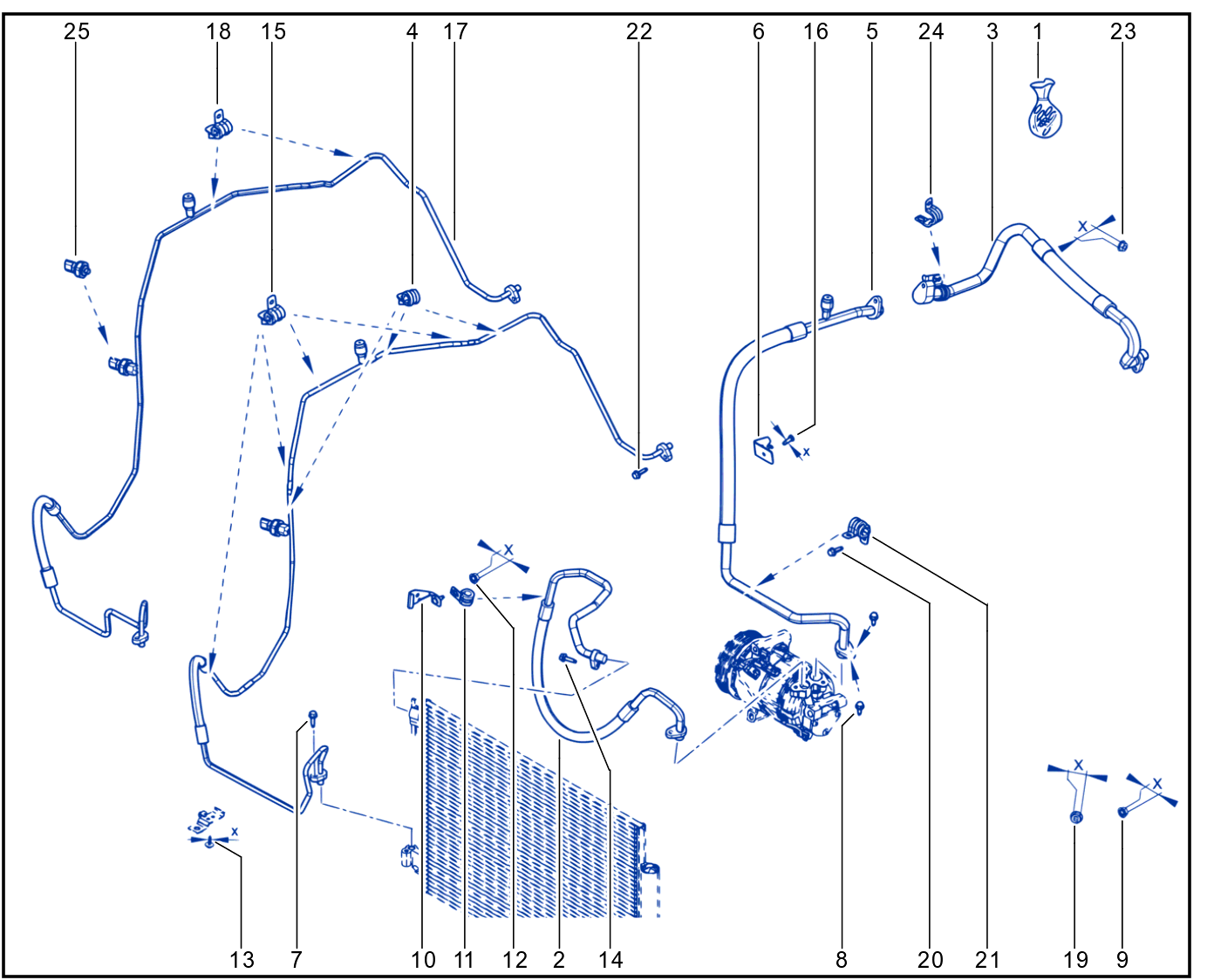 Main Air Conditioning Circuit - 01064259