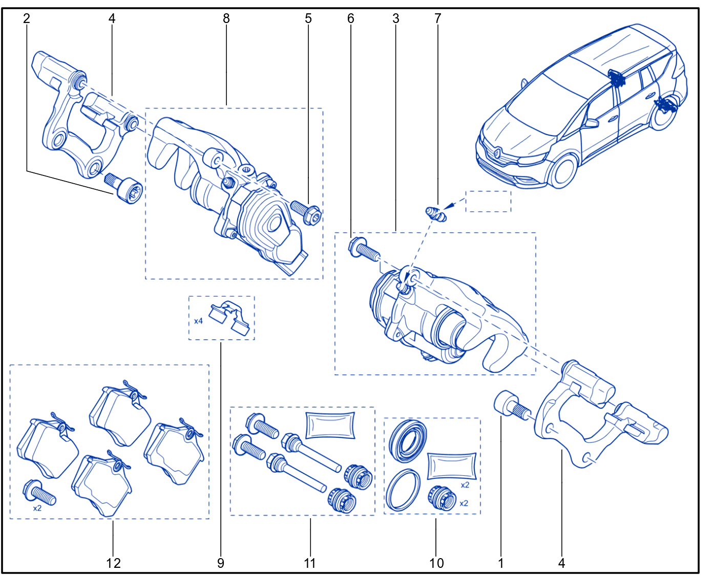 Rear Brake - 01064452