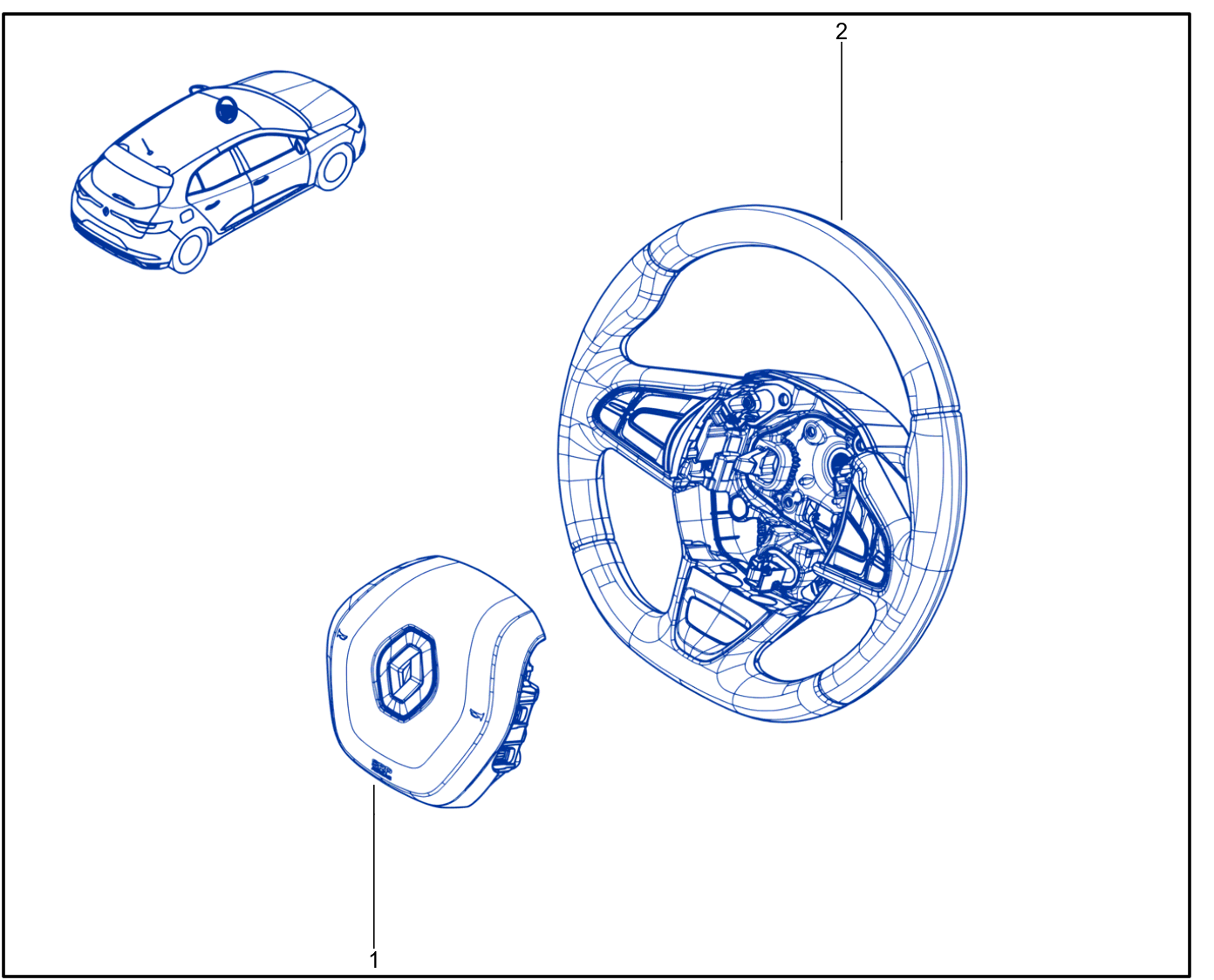 Steering Wheel - 01064854