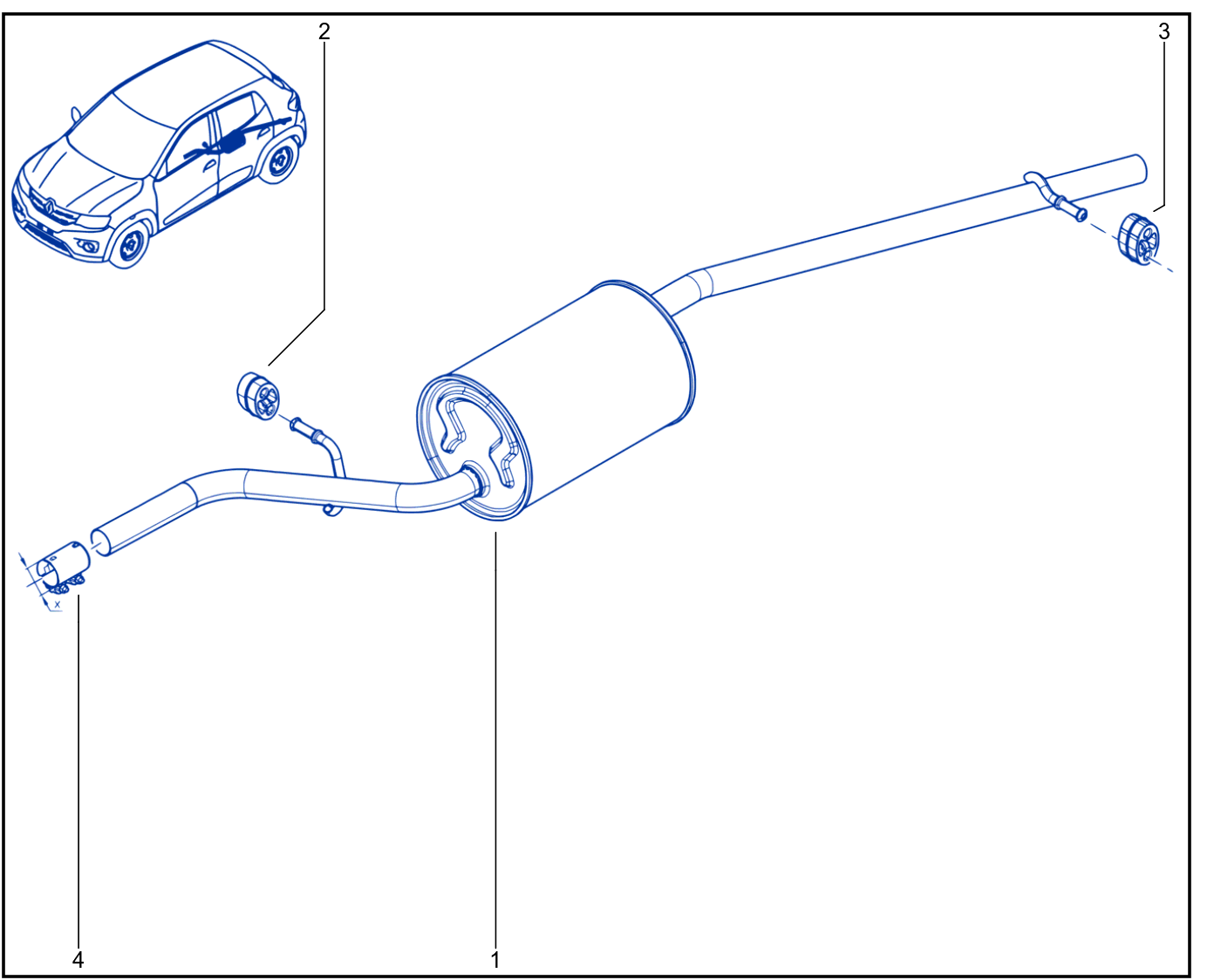 Exhaust Pipe - 01065030