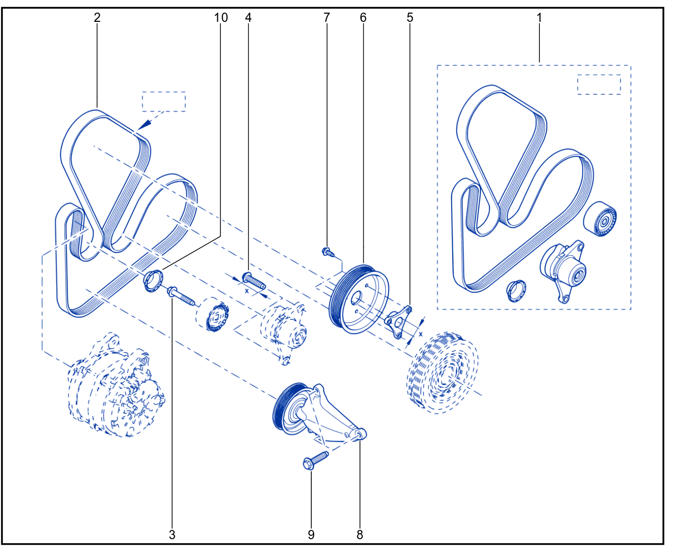 Tensioner - Belt - 01065447