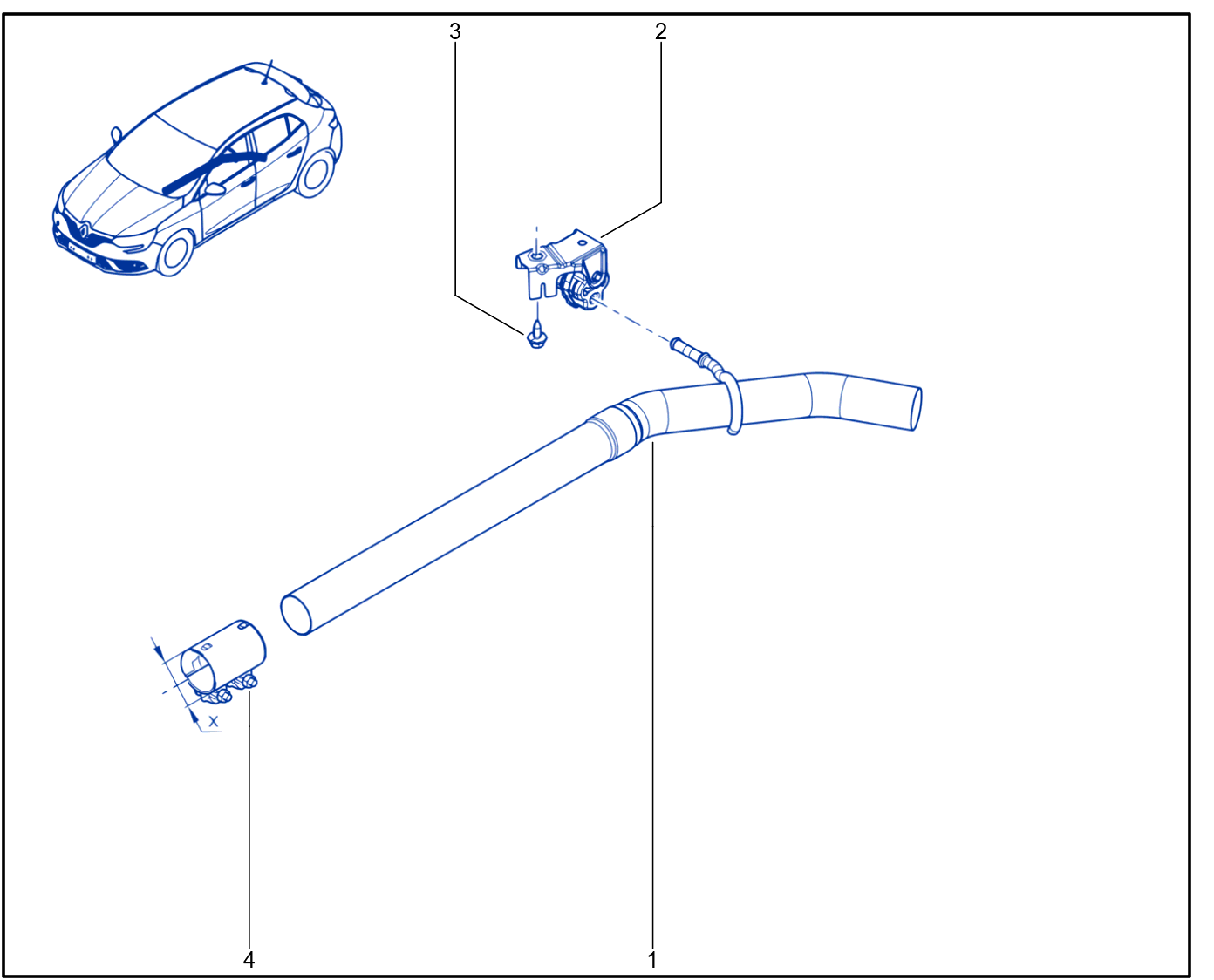 Exhaust Pipe - 01065820
