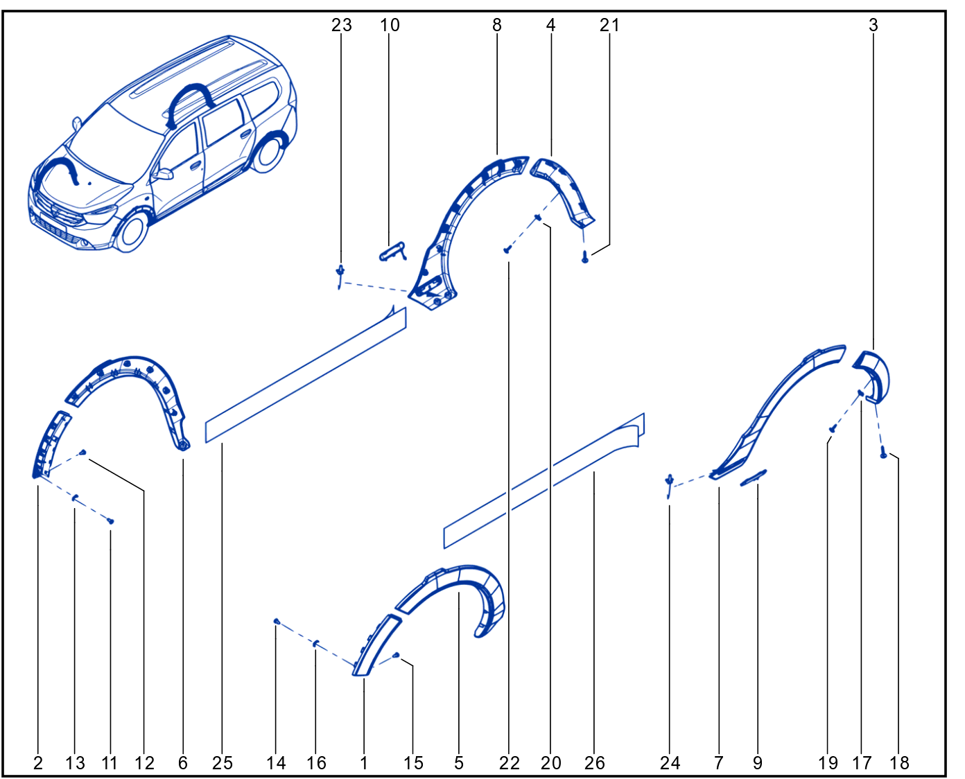 Aerodynamic Component - Side Step - 01065865