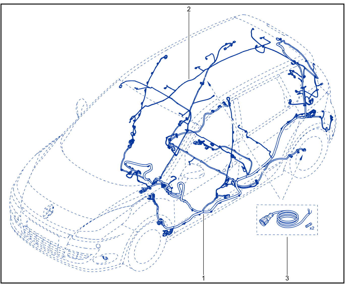 Wiring - Passenger Compartment Components - 01065893