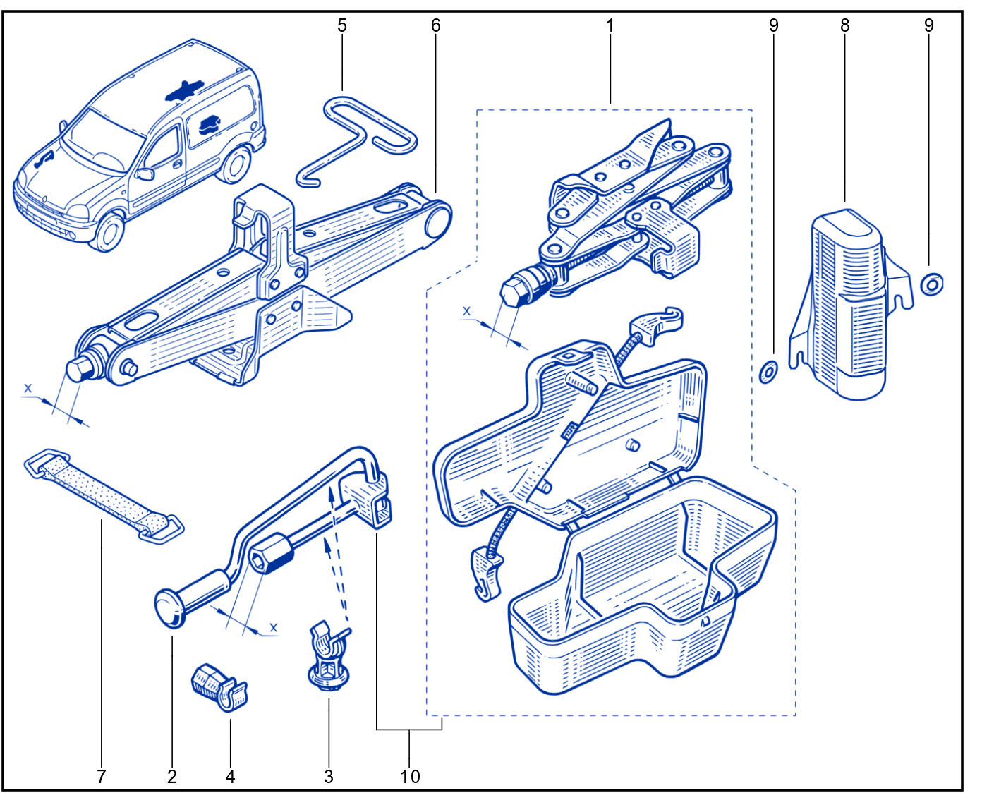 Jack And Anti-Puncture System - 01066019