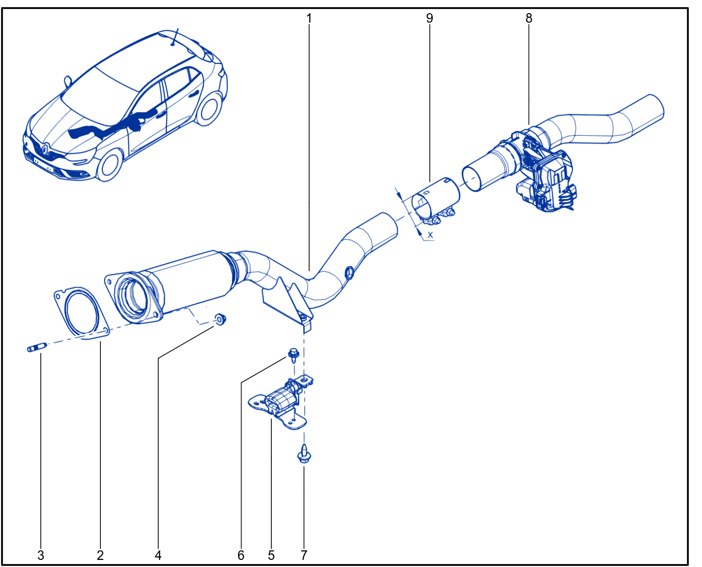 Exhaust Pipe - 01066114