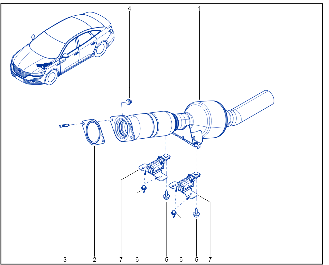 Exhaust Pipe - 01066550