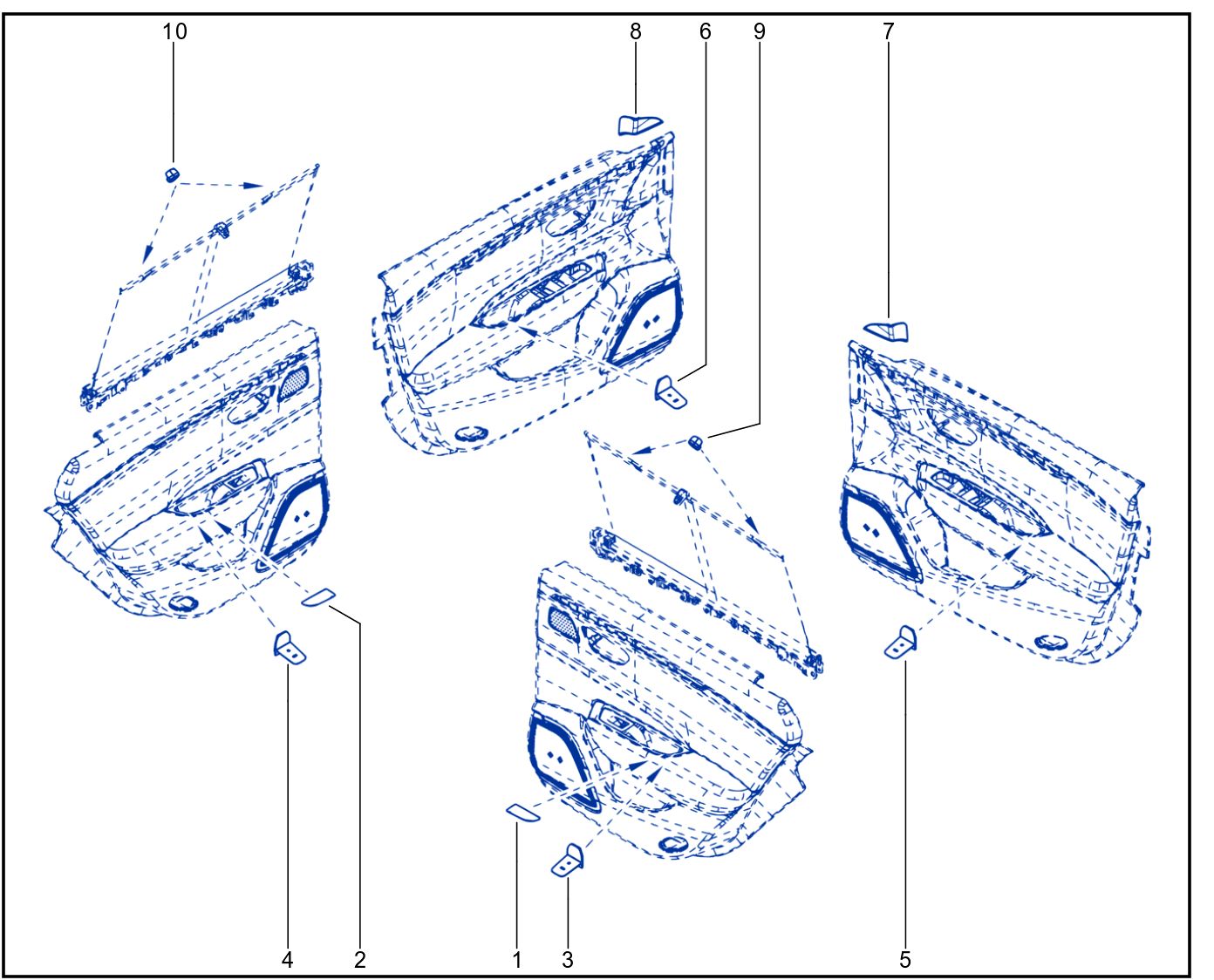 Rear Opening Element Trim - 01066609