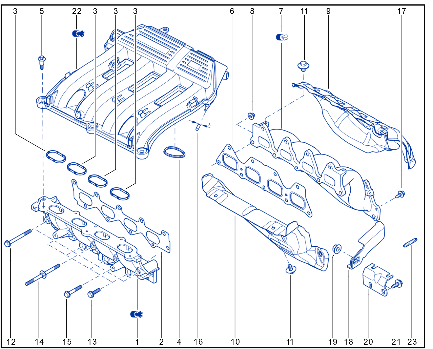 Exhaust Manifold - 01066632
