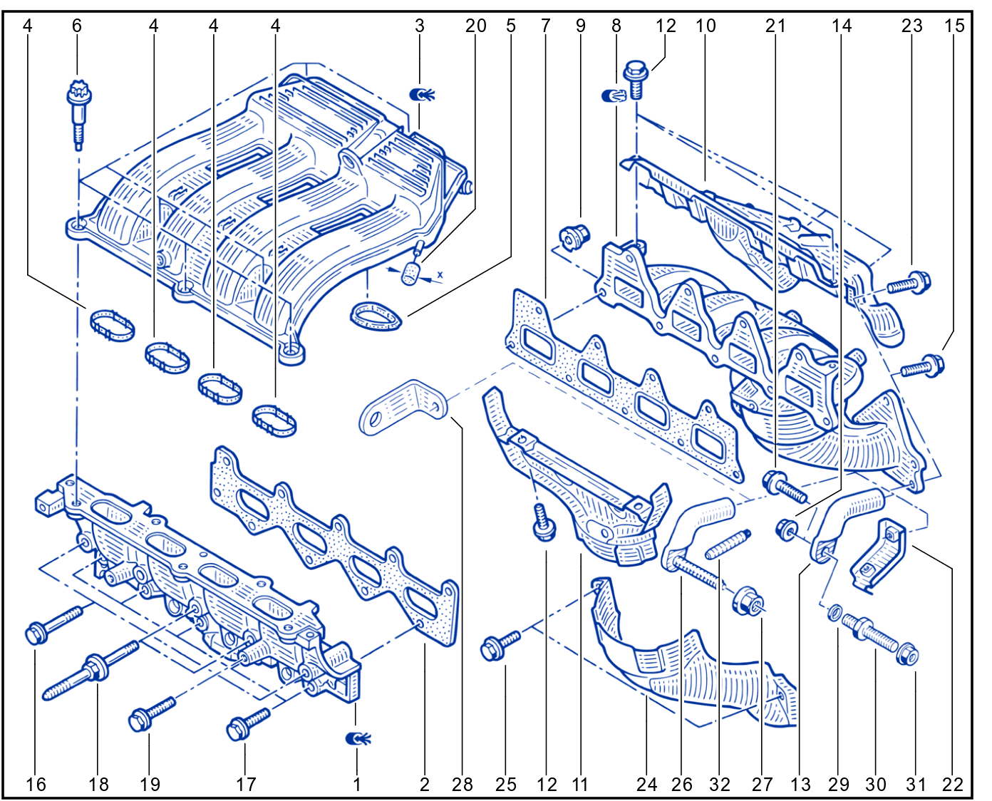 Exhaust Manifold - 01066633