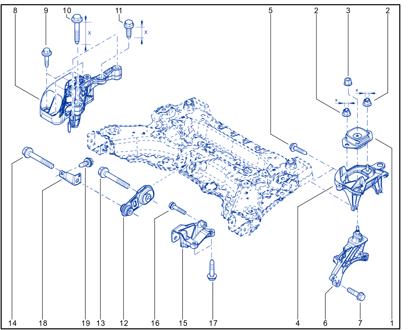 Engine And Transmission Assembly Support - 01066726