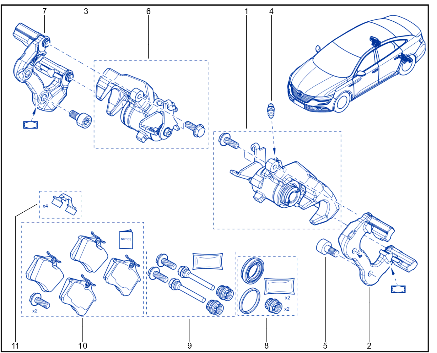 Rear Brake - 01067064