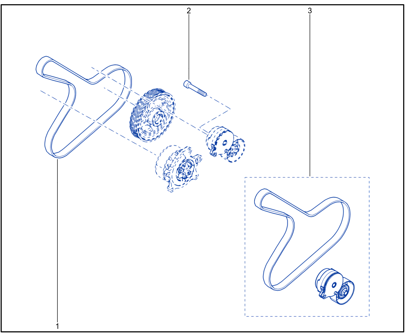 Tensioner - Belt - 01067099