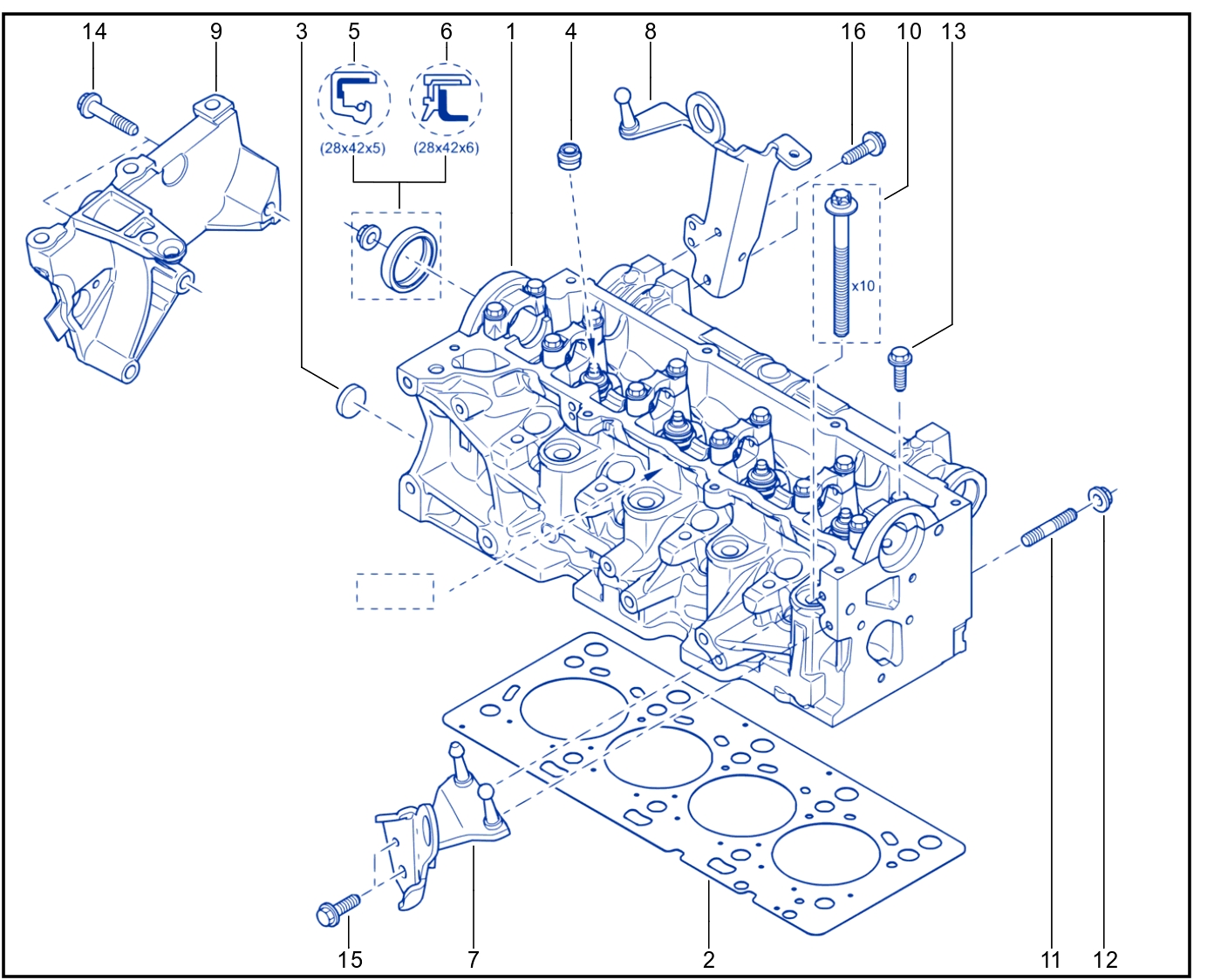 Cylinder Head - 01067240
