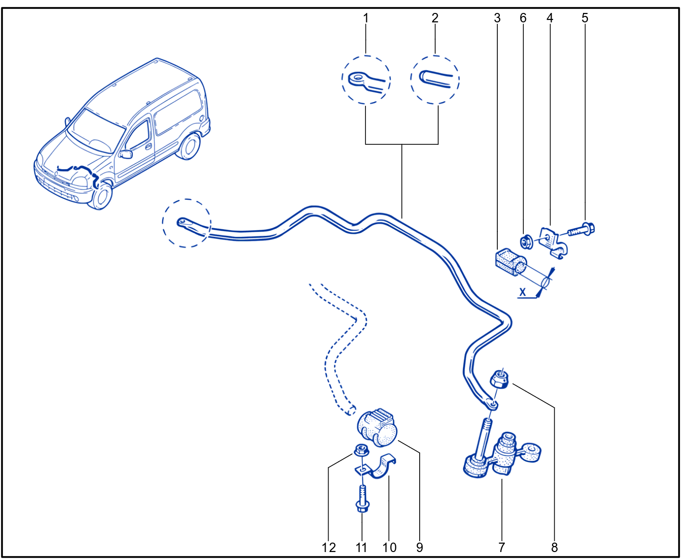 Front Anti-Roll Bar - 01067412