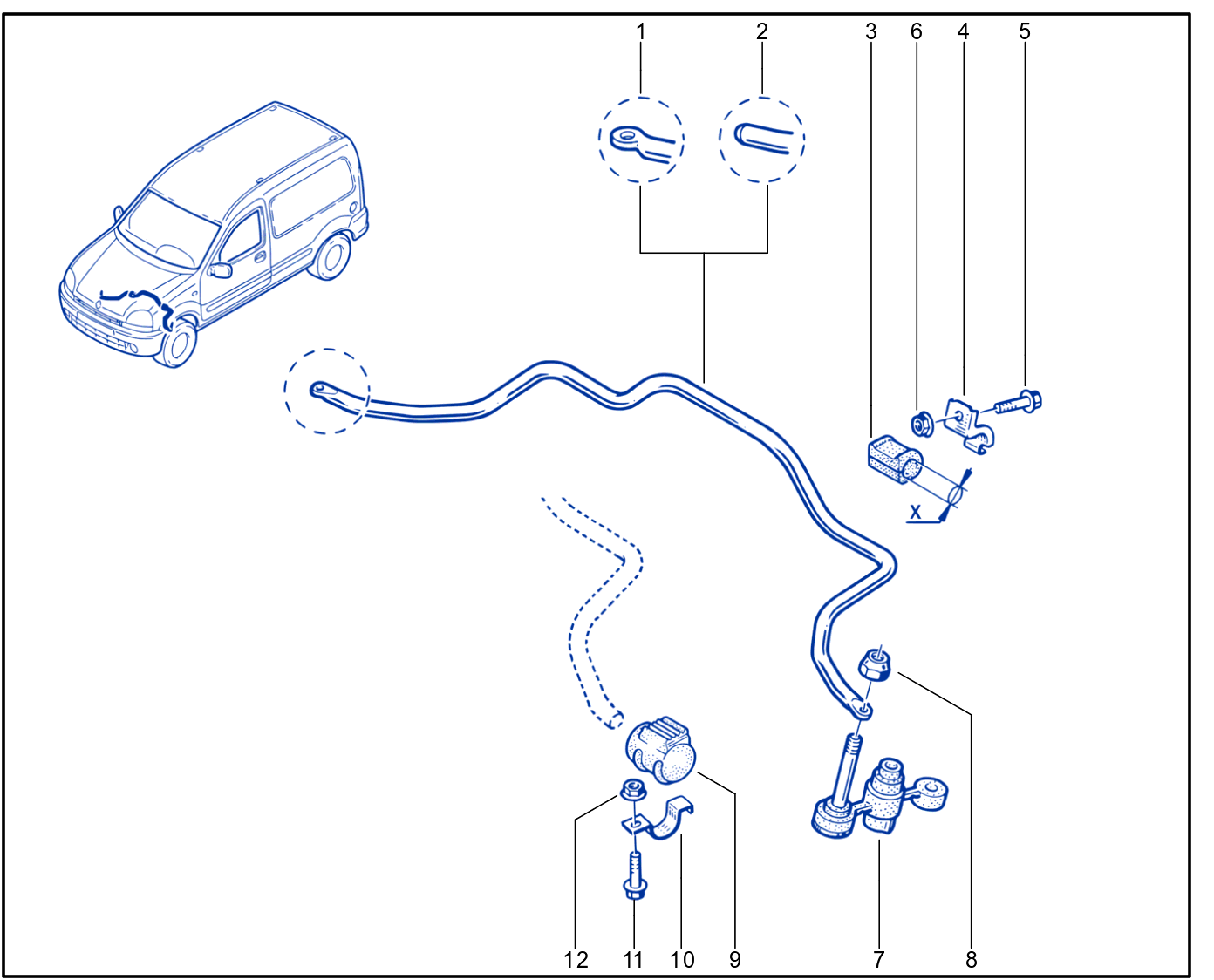 Front Anti-Roll Bar - 01067414
