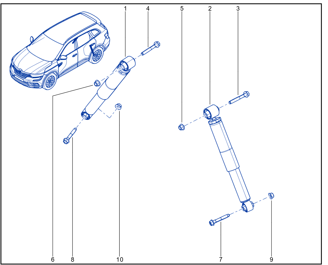 Suspension - Rear Shock Absorption - 01068625