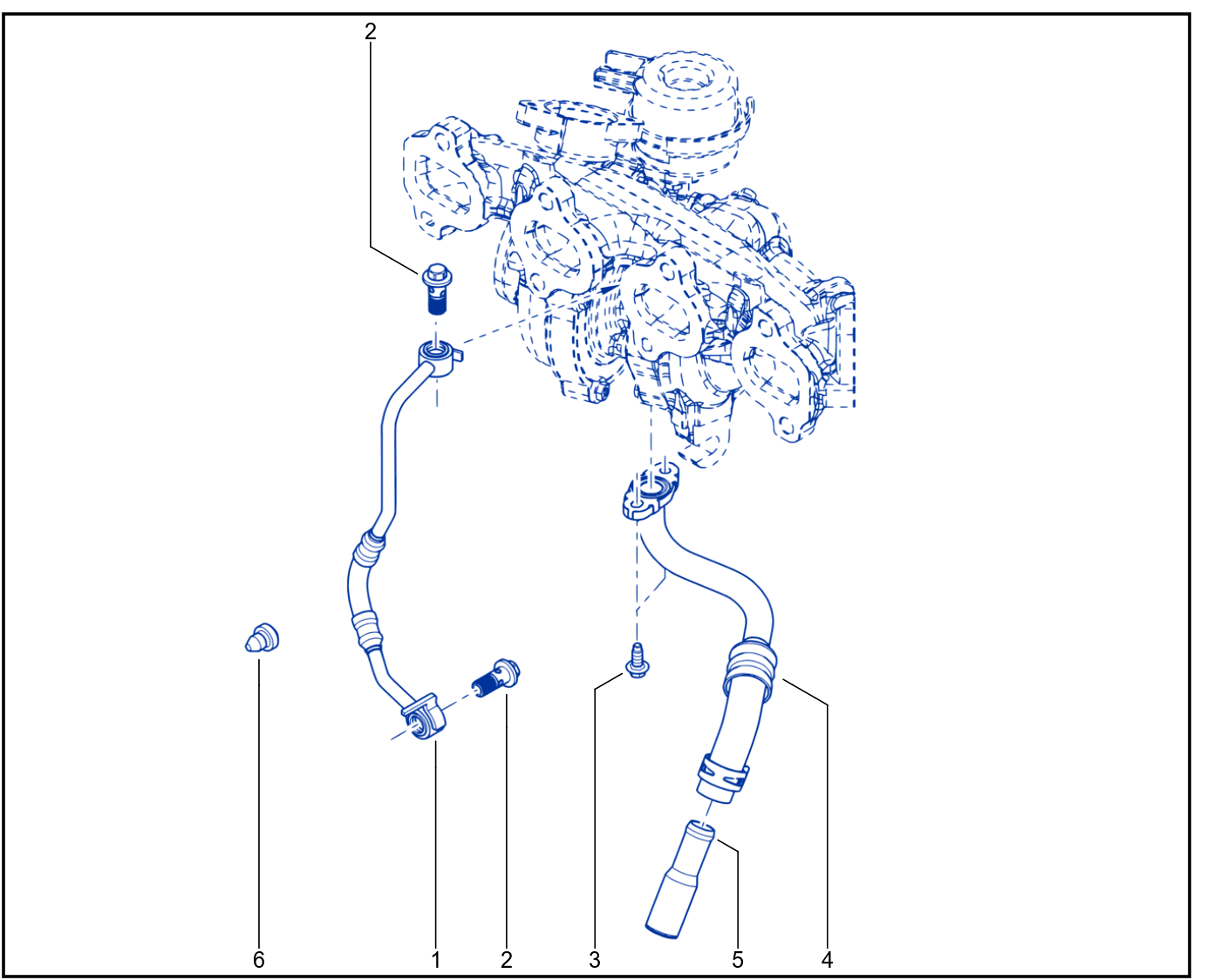 Turbocharger Lubrication - 01068633