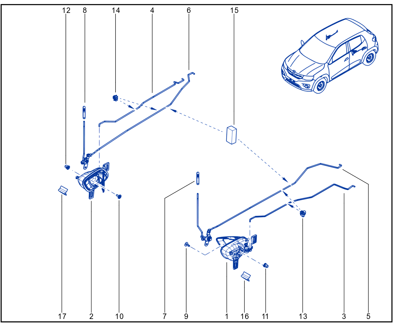 Internal Opening Element Control - 01069332