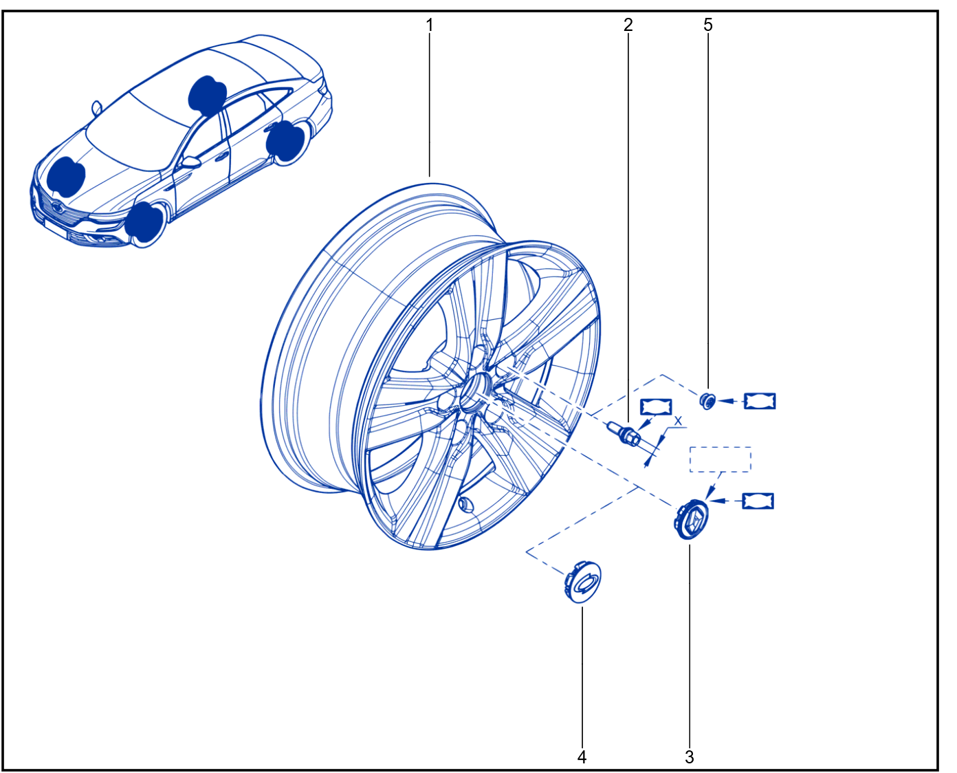 Wheel Nut - 01069437