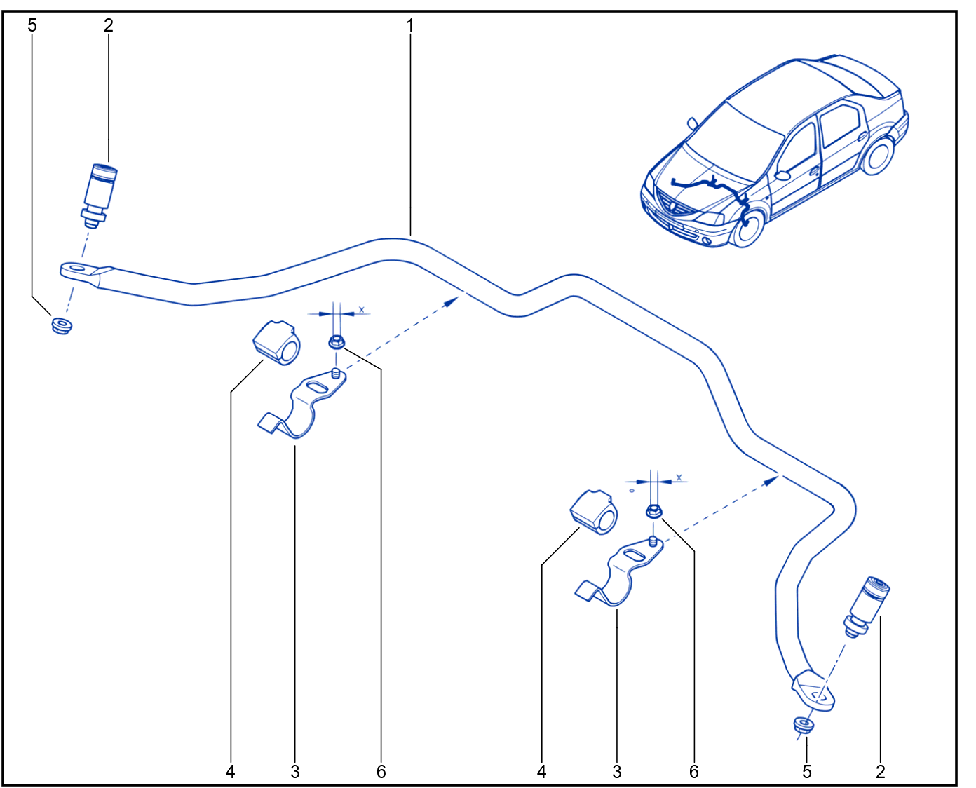 Front Anti-Roll Bar - 01069524