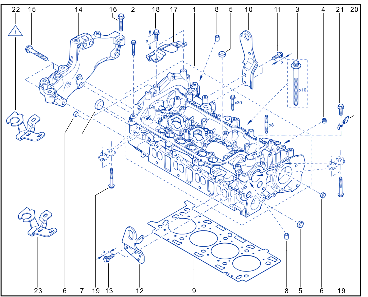 Cylinder Head - 01069950