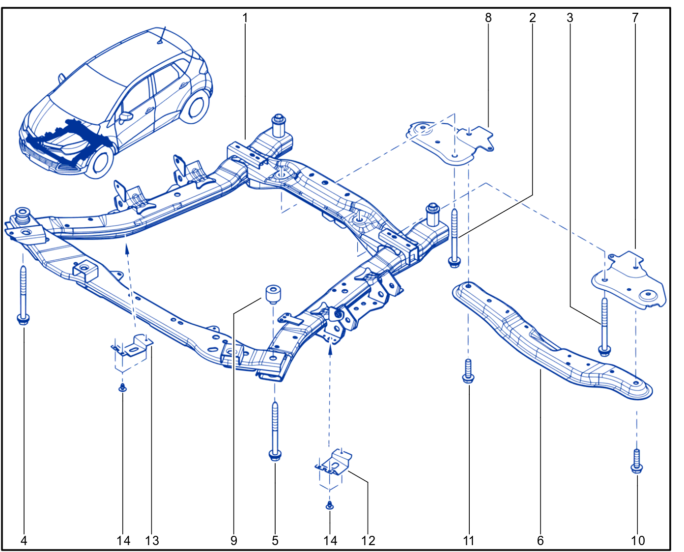 Front Axle Component - 01070101