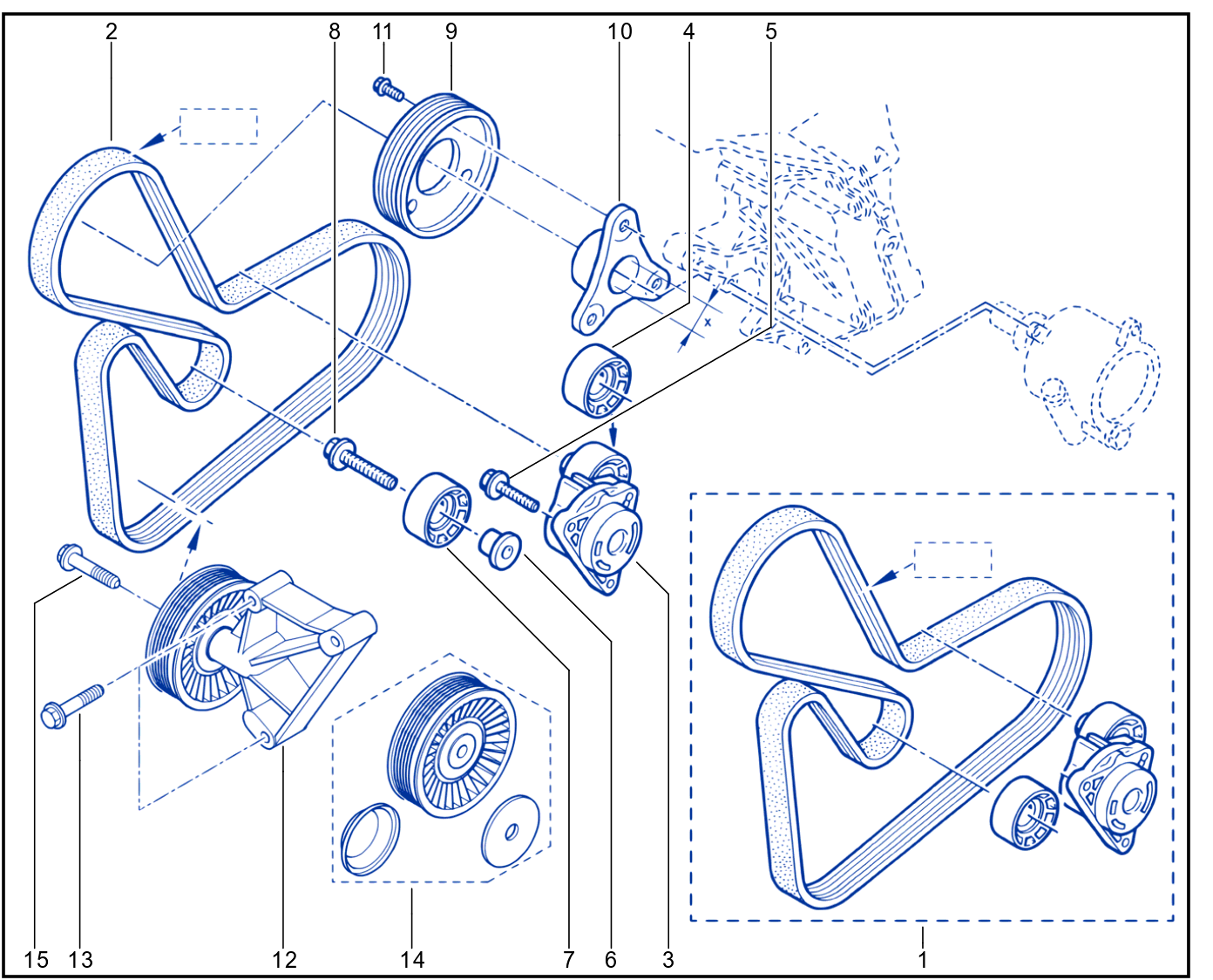 Tensioner - Belt - 01070541