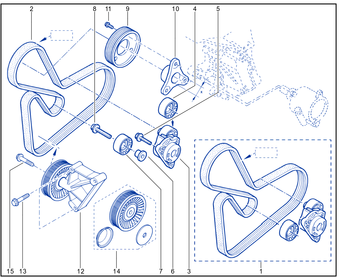 Tensioner - Belt - 01070544