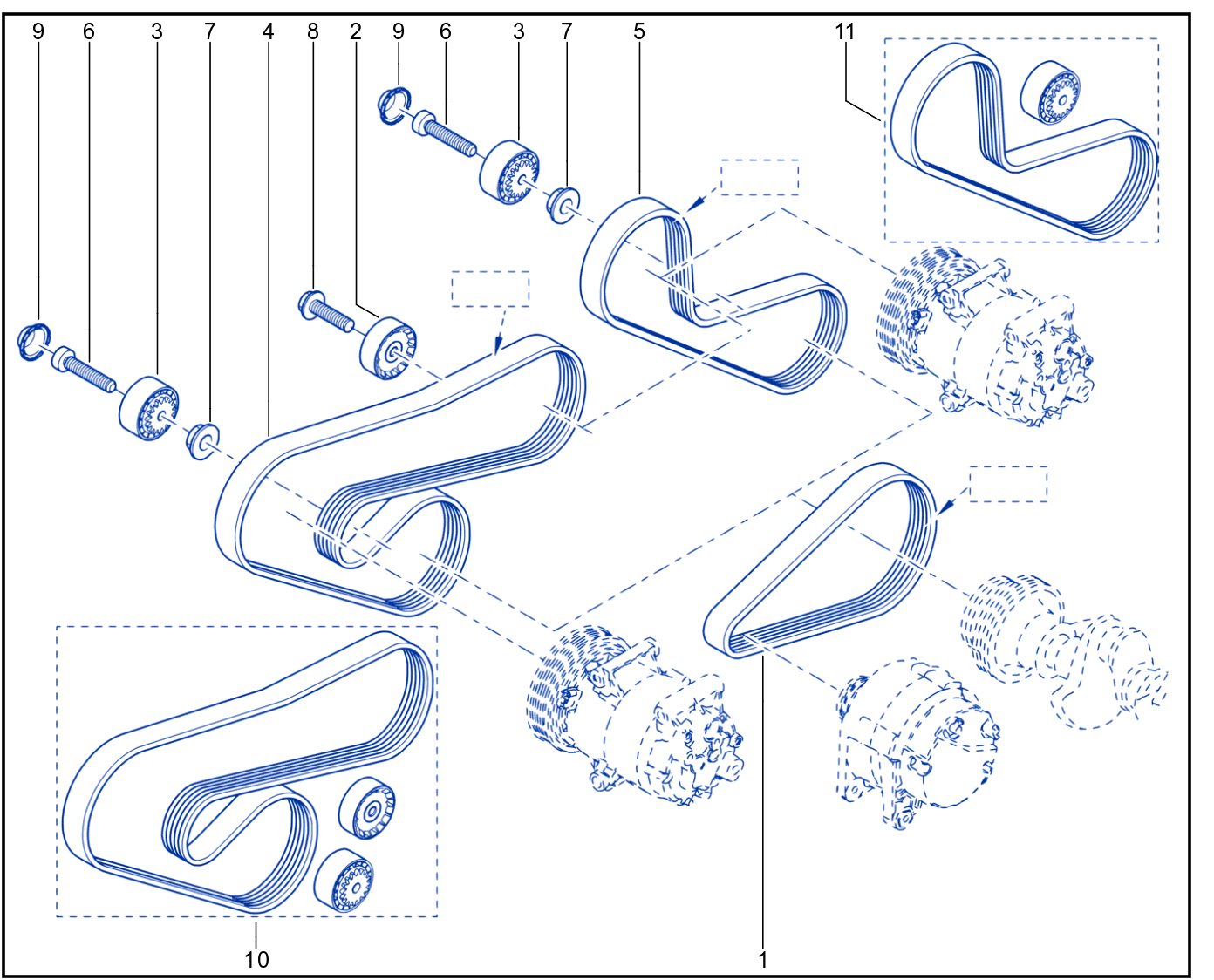 Tensioner - Belt - 01070546