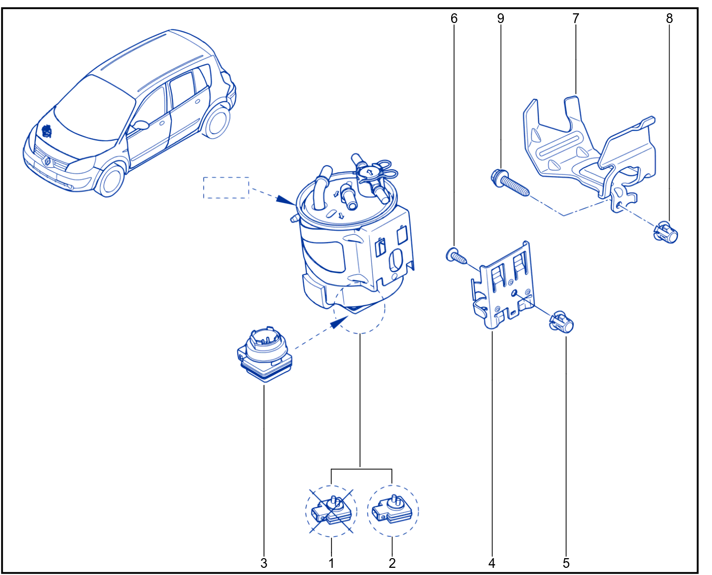 Fuel Filter - 01070554