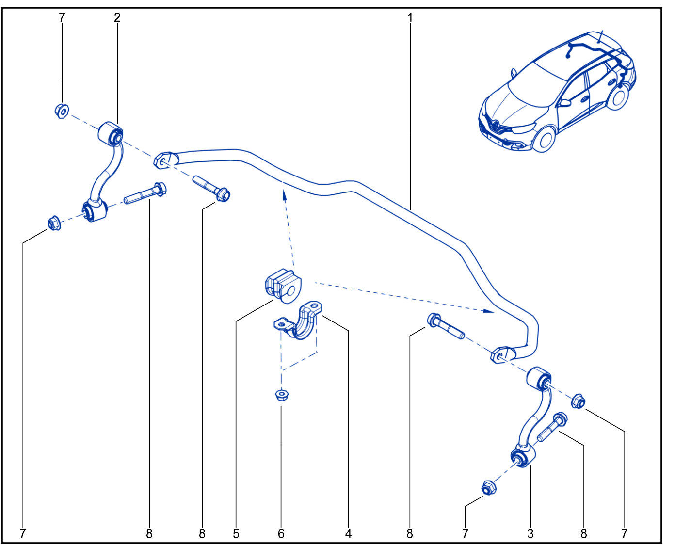 Rear Anti-Roll Bar - 01070711