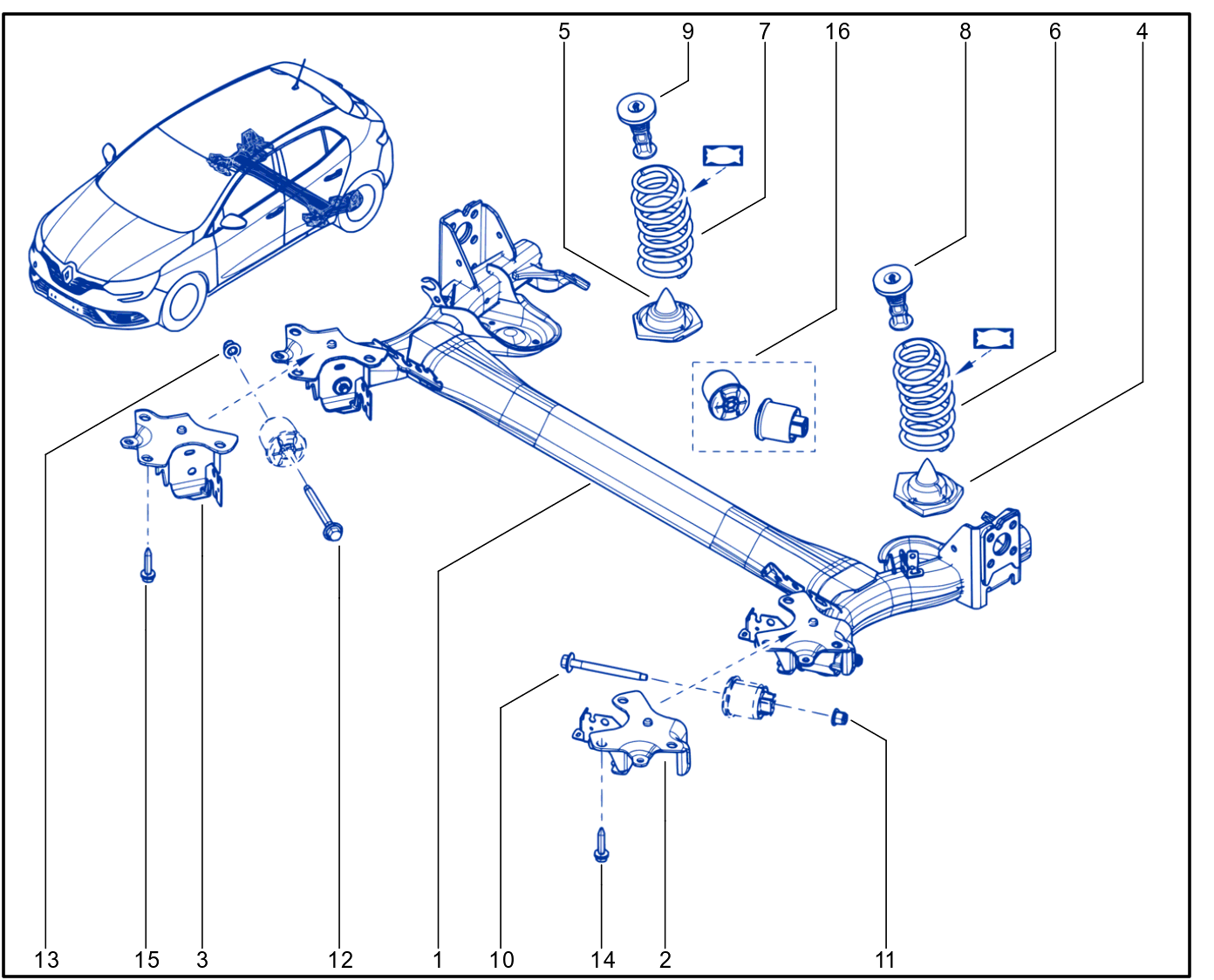 Rear Axle Component - 01070843