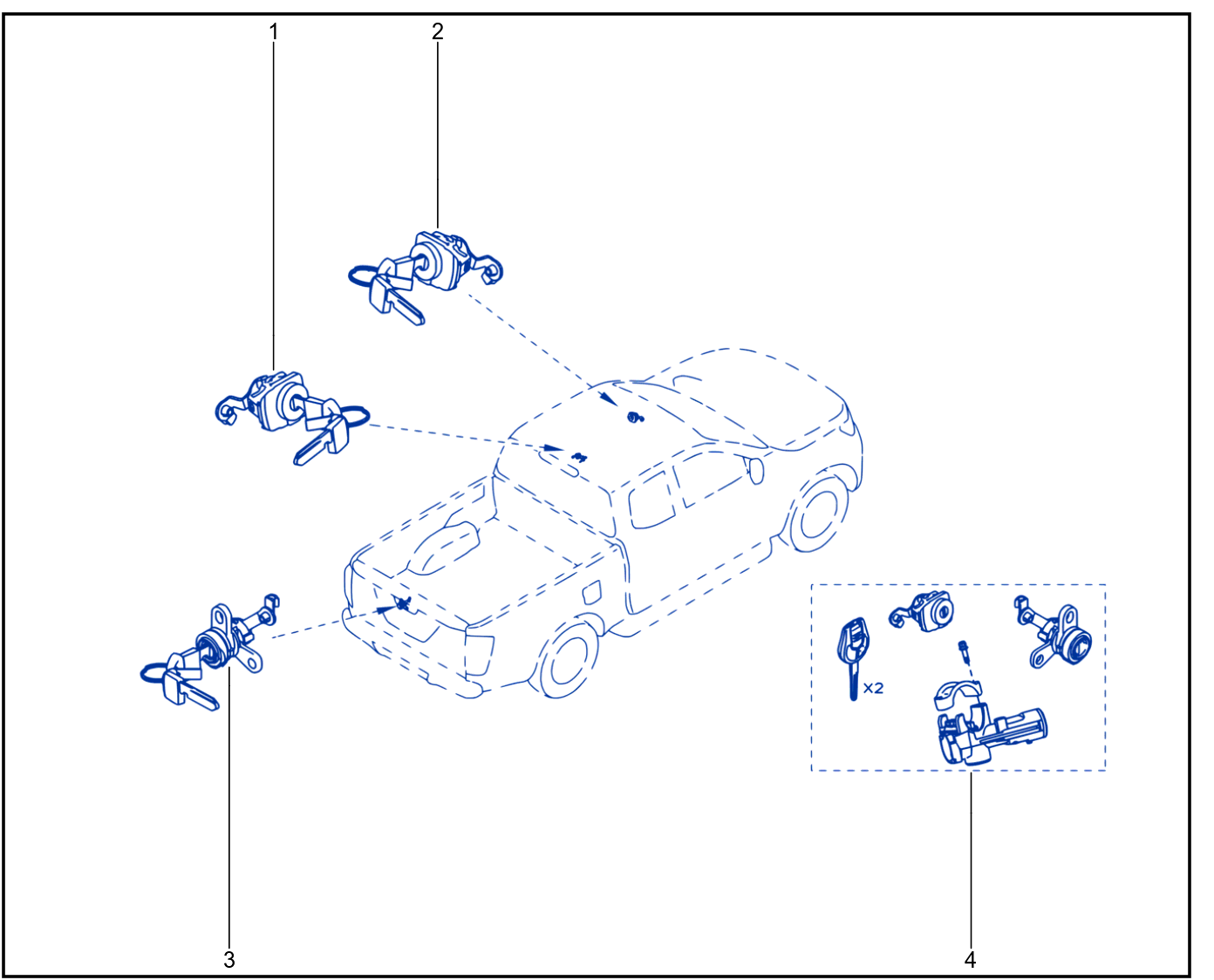 Rear Opening Element Control And Mechanism - 01071210