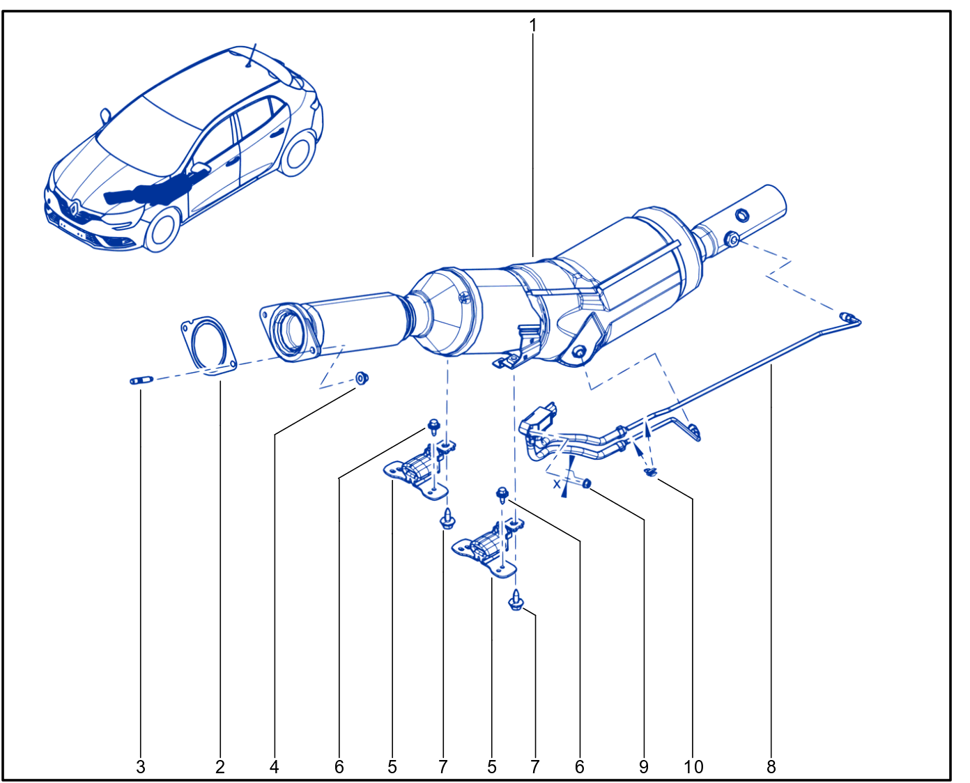 Exhaust Pipe - 01071290