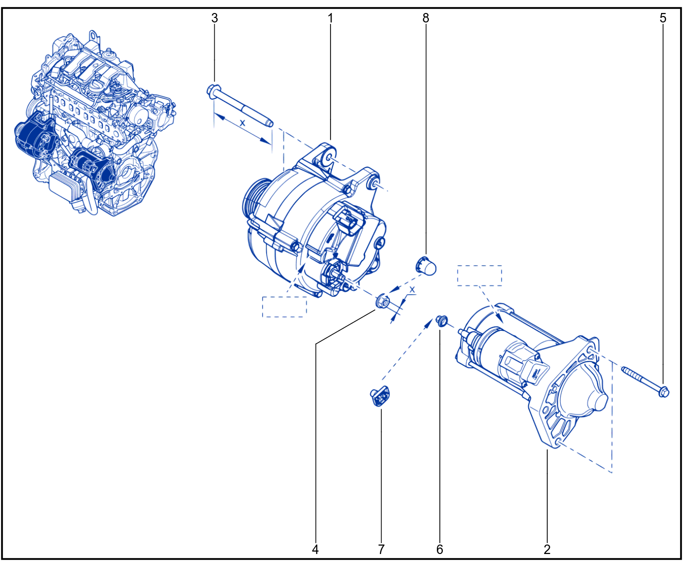 Starter Motor - 01071390