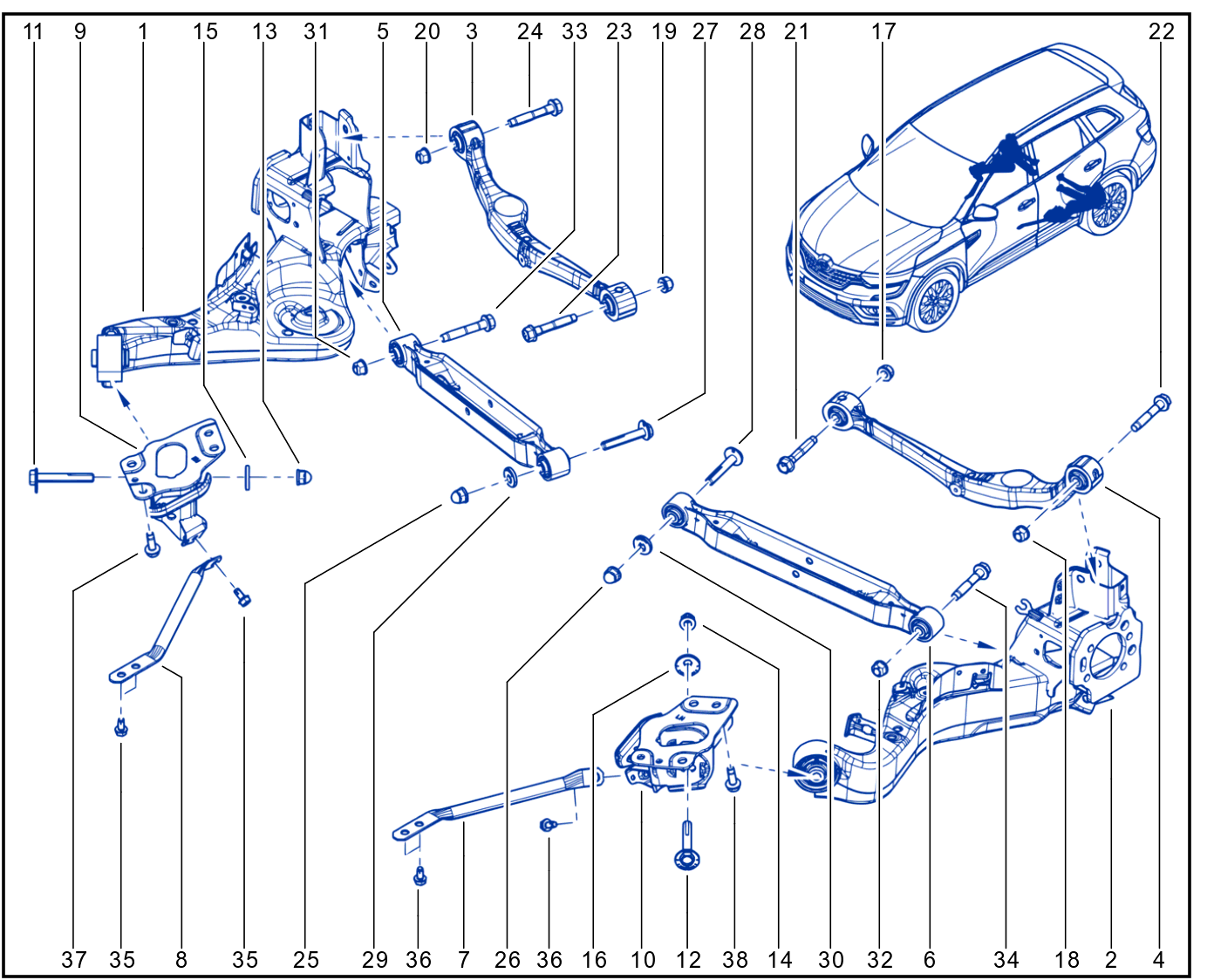 Rear Axle Component - 01071463